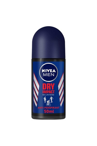 NIVEA Deo Roll On 50ml Dry Impact Men 16101 --- Deodorant Roll-On 50ml Dry Im...