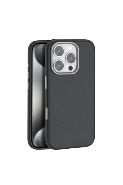 OEM Joko apple iphone 16 pro wonder leather magsafe cover - black