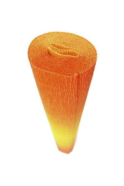 Cartotecnica Rossi Hartie creponata elastica floristica 180gr - Orange - Yell...