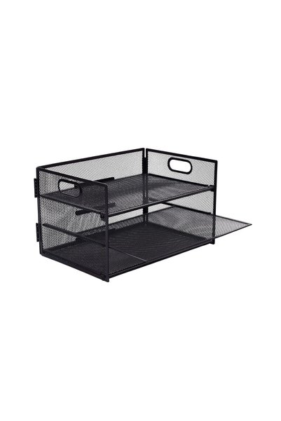 Relaxdays Θήκη για είδη γραφείου, 3 επιπέδων, 20,5 x 32,5 x 23,5 εκ., Μεταλλι...