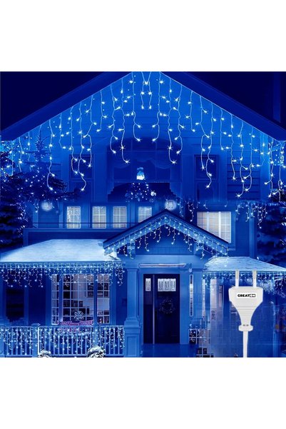 OEM Lumini de Crăciun tip țurțuri, 20m, 430 LED-uri, franjuri curgătoare, pen...