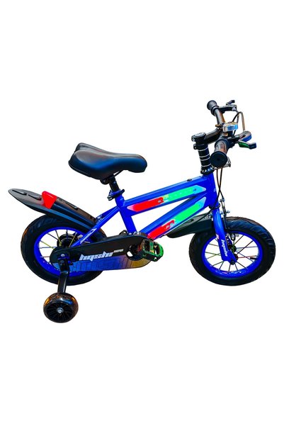 OEM Bicicletă pentru copii 12 inch cu lumini și roți de antrenament, roșie