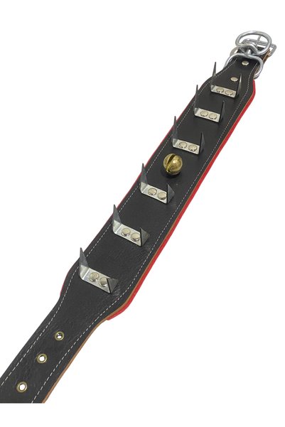 Sürmeli Tasma Kangal Wide Shepherd Collar with a Single Bell, Genuine Water B...