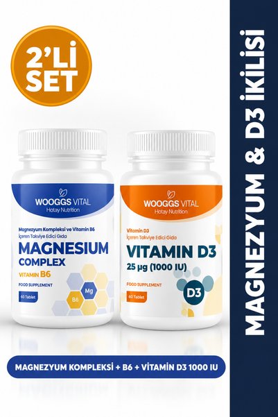 Hotay Nutrition Wooggs Vital Magnesium Complex 4 Forms + Vitamin B6 60 Tablet...