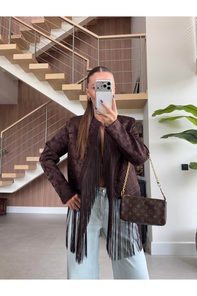 BB Bensu Buyruk Tasseled SATIN JACKET