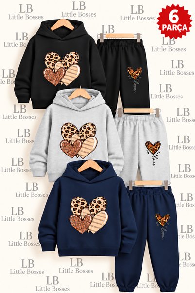 LB little bosses UNISEX WINTER CHILDREN'S TRACK SUIT SET (3-PIECE SET)