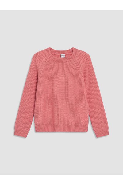 LC Waikiki Quality Pieces from Çelebi Store Zero Roba Yaka Girls' Knitwear Sw...