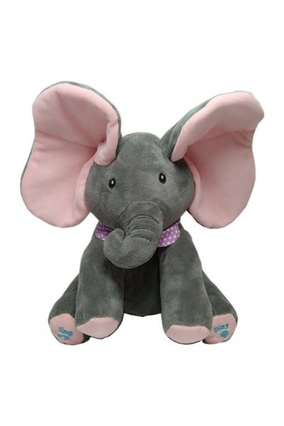 OEM Jucarie interactiva Elefant - Peek a Boo, Roz, Bebelusi