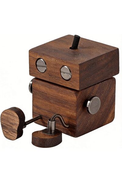 TERRIFI Car Air Diffuser, 2 in 1 Shaking Wood Figurine and Refillable Vent Cl...