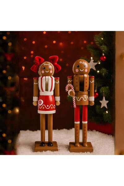 OEM Christmas Nutcracker 30x7 cm, made of wood