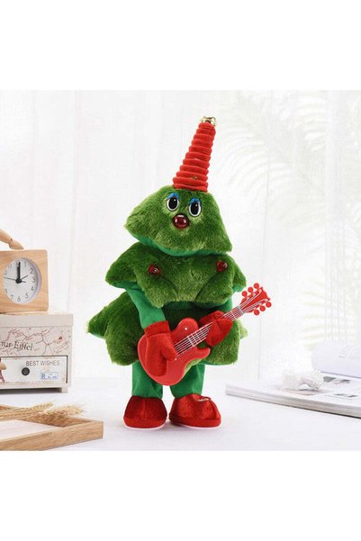 OEM Bradut Dansator si Cantaret, Decoratiune de Craciun, Jucarie Interactiva,...