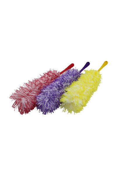 UCUZTEKNO COLORFUL YARN TASSELED BRISTLE BRISTLE=36 CM + COLORFUL PLASTIC HAN...