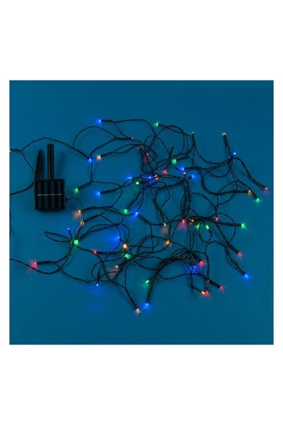 OEM Instalație luminoasă solară 60 LED, 10,3 m, multicoloră, pentru decor de ...