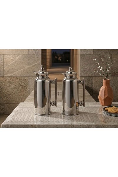 Generic Brand Trams Set, Silver Color, Shiny Finish, 12-Hour Thermal Insulati...