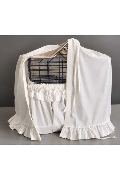 NEDA HOME BIRD CAGE COVER 50.30.30 BOTTOM SKIRT, TOP COVER HEIGHT 70, TWO-PIE...
