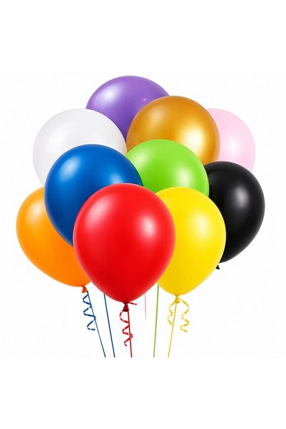 OEM Set 6 Baloane din Latex, Model Party Jumbo, 45 cm, Multicolore, decor pen...