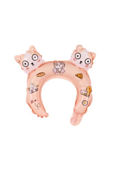 OEM Balon din folie metalizată, Tip Coronita cu Urechi, Model Hello Kitty, am...