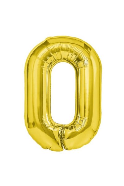 OEM Balon din folie metalizată în formă de cifră 0, pentru aniversări 80 cm, ...