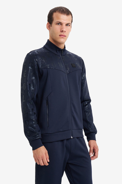 Lescon Men's zippered sweatshirt 26n-1135