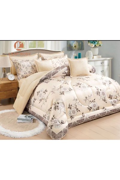 Roshen Luxury Tree Pattern Winter Double Bedspread Duvet Cover Set 240*260cm