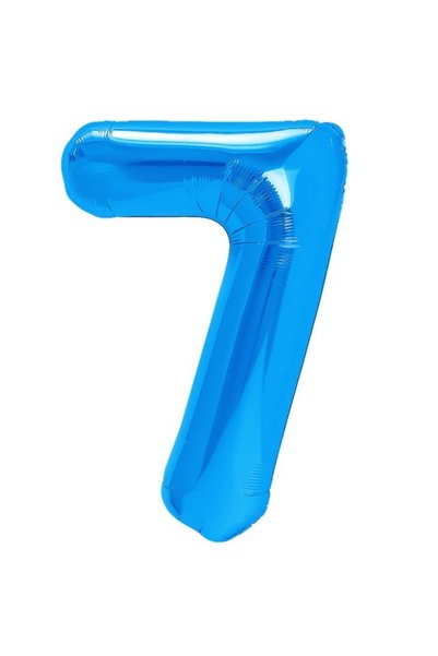 OEM Balon din folie metalizată în formă de cifră 7, pentru aniversări 40 cm, ...