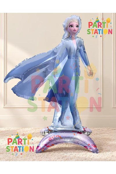 Parti Station 1 Giant Standing Frozen Elsa Foil Balloon, 75x55 cm, Frozen: Th...