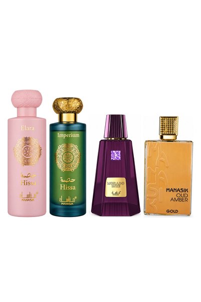 MANASIK Set 4 parfumuri Manasik, Hissa Elara + Hissa Imperium + Morado Luxe +...