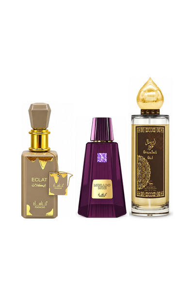 MANASIK Set 3 parfumuri Manasik, Eclat + Morado Luxe + Oriental Oud, EDP, 3 x...