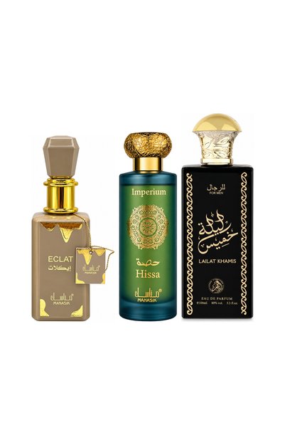 MANASIK Set 3 parfumuri Manasik, Eclat + Hissa Imperium + Lailat Khamis, EDP,...