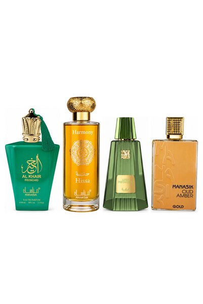 MANASIK Set 4 Manasik, Al Baraka Pistachio + Hissa Harmony + Lush Pistachio +...