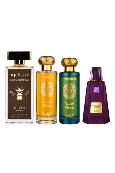 MANASIK Set 4 Manasik, Ameer al Oud Original + Hissa Harmony + Hissa Imperium...