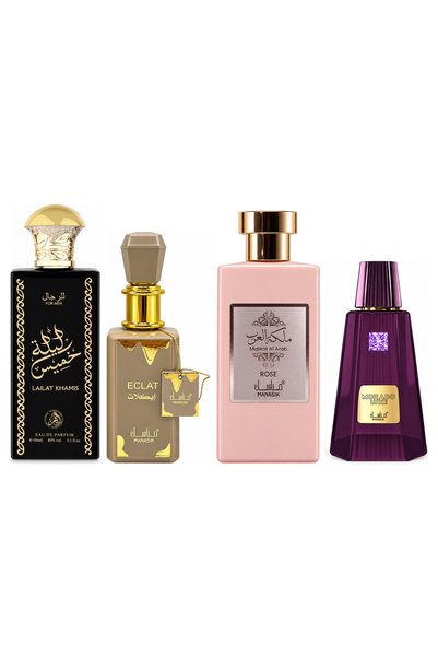 MANASIK Set 4 parfumuri Manasik, Lailat Khamis + Eclat + Malikat al Arab Rose...