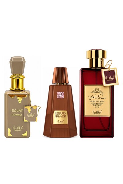 MANASIK Set 3 parfumuri Manasik, Eclat + Liquid Blaze + Malikat al Arab, EDP,...