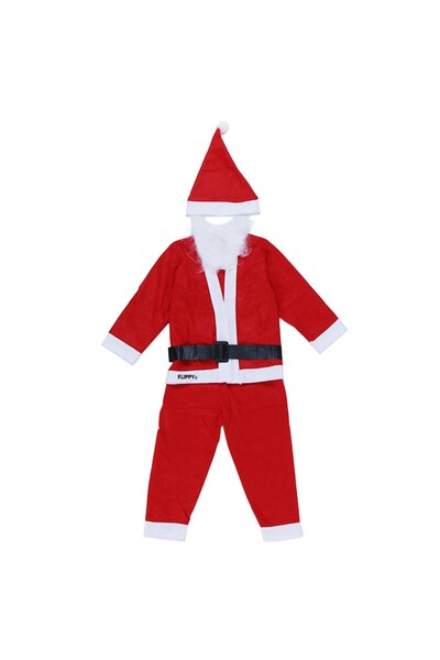 OEM Costum Moș Crăciun pentru băieți, set 5 piese, din material polar, 1-3 an...