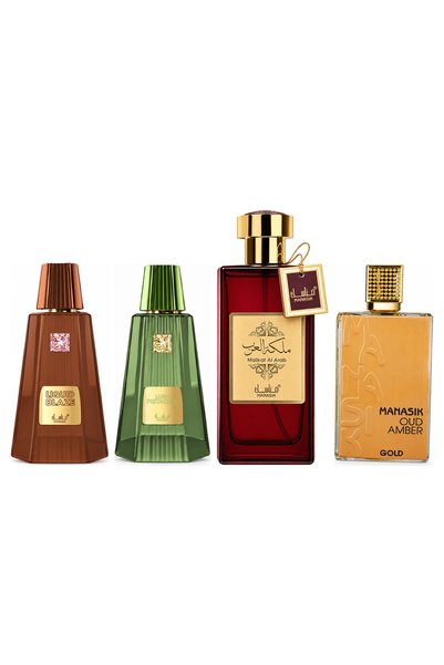 MANASIK Set 4 Manasik, Liquid Blaze + Lush Pistachio + Malikat al Arab + Oud ...