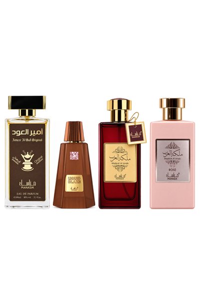 MANASIK Set 4 parfumuri Manasik, Ameer al Oud Original + Liquid Blaze + 2 par...