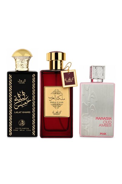 MANASIK Set 3 parfumuri Manasik, Lailat Khamis + Malikat al Arab + Oud Amber ...