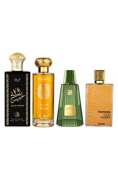 MANASIK Set 4 parfumuri Manasik, Lailat Khamis + Hissa Harmony + Lush Pistach...
