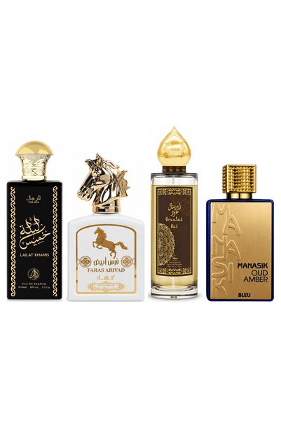 MANASIK Set 4 parfumuri Manasik, Lailat Khamis + Faras Abiyad + Oriental Oud ...