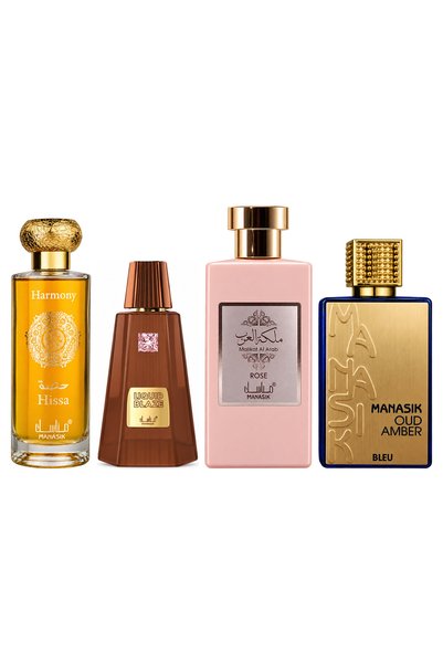 MANASIK Set 4 Manasik, Hissa Harmony + Liquid Blaze + Malikat al Arab Rose + ...