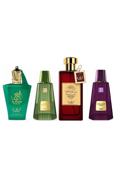 MANASIK Set 4 Manasik, Al Baraka Pistachio + Lush Pistachio + Malikat al Arab...