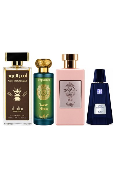 MANASIK Set 4 Manasik, Ameer al Oud Original + Hissa Imperium + Malikat al Ar...