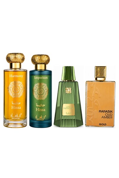 MANASIK Set 4 Manasik, Hissa Harmony + Hissa Imperium + Lush Pistachio + Oud ...
