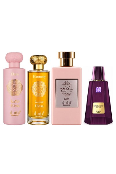 MANASIK Set 4 Manasik, Hissa Elara + Hissa Harmony + Malikat al Arab Rose + M...