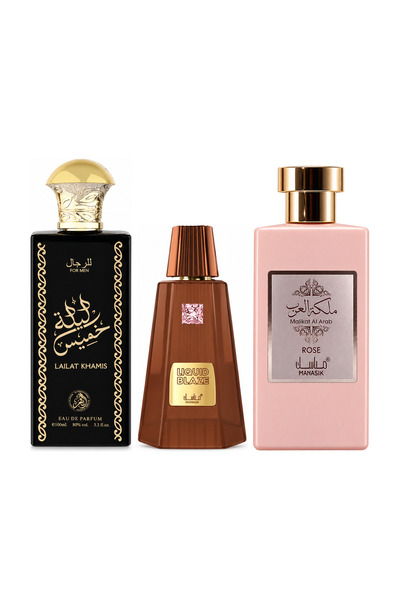 MANASIK Set 3 parfumuri Manasik, Lailat Khamis + Liquid Blaze + Malikat al Ar...