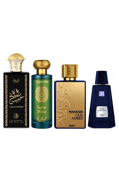 MANASIK Set 4 parfumuri Manasik, Lailat Khamis + Hissa Imperium + Oud Amber B...