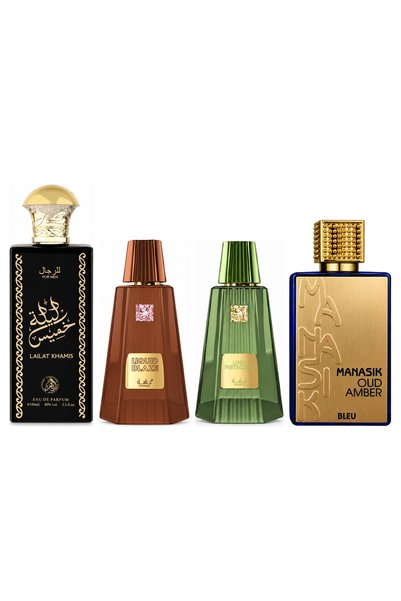 MANASIK Set 4 parfumuri Manasik, Lailat Khamis + Liquid Blaze + Lush Pistachi...