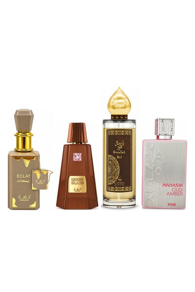 MANASIK Set 4 parfumuri Manasik, Eclat + Liquid Blaze + Oriental Oud + Oud Am...