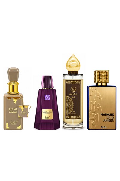 MANASIK Set 4 parfumuri Manasik, Eclat + Morado Luxe + Oriental Oud + Oud Amb...