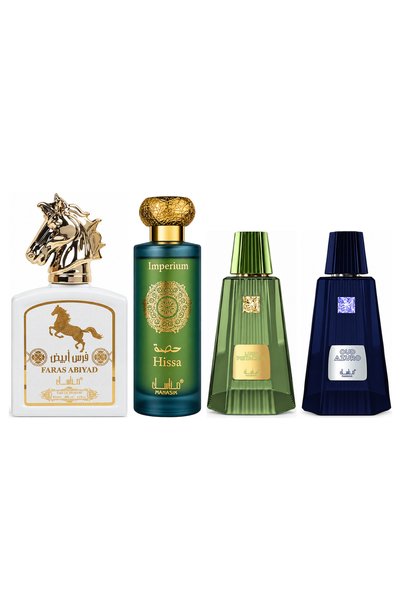 MANASIK Set 4 parfumuri Manasik, Faras Abiyad + Hissa Imperium + Lush Pistach...